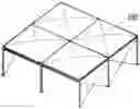 Fig. 01 - Tent frame, unit tent and extendable cubic tent group