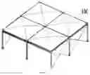 Fig. 02 - Tent frame, unit tent and extendable cubic tent group