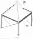 Fig. 05 - Tent frame, unit tent and extendable cubic tent group