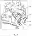 Fig. 03 - Multi-mode integrated starter-generator device with unidirectional input