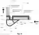 Fig. 14 - Device for increasing flow capacity of a fluid channel