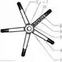 Fig. 01 - Light-emitting chair leg frame