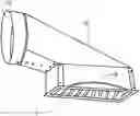Fig. 01 - Ceiling register vent with bow-springs on sidewalls for screwless attachment to register box