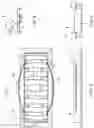 Fig. 02 - Ceiling register vent with bow-springs on sidewalls for screwless attachment to register box