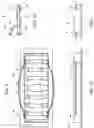 Fig. 05 - Ceiling register vent with bow-springs on sidewalls for screwless attachment to register box