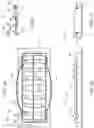 Fig. 06 - Ceiling register vent with bow-springs on sidewalls for screwless attachment to register box