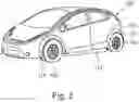 Fig. 04 - Vehicle target with panels for avoiding radar reflections inside the car target
