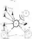 Fig. 01 - System for accurate geospatial location and time transfer using radio transmissions without satellite signals
