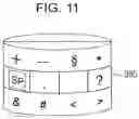 Fig. 12 - Mobile terminal device and input device