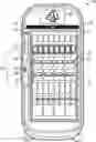 Fig. 01 - Cantilevered weight sensitive shelf, rail, and mounting system