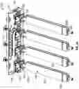 Fig. 06 - Cantilevered weight sensitive shelf, rail, and mounting system