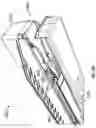 Fig. 14 - Cantilevered weight sensitive shelf, rail, and mounting system