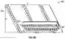 Fig. 23 - Cantilevered weight sensitive shelf, rail, and mounting system