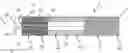 Fig. 01 - Inductively heatable aerosol-forming rods and shaping device for usage in the manufacturing of such rods