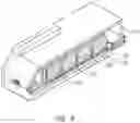 Fig. 10 - Surgical stapler having a powered handle