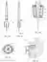 Fig. 12 - Lighting devices for attachment to a handheld electrosurgical instrument