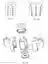 Fig. 13 - Lighting devices for attachment to a handheld electrosurgical instrument