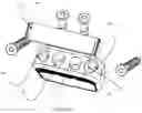 Fig. 16 - Intervertebral internal screw guide and fixation apparatus including screw lock