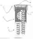 Fig. 19 - Intervertebral internal screw guide and fixation apparatus including screw lock