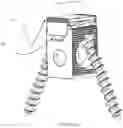 Fig. 21 - Intervertebral internal screw guide and fixation apparatus including screw lock