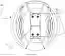 Fig. 33 - Intervertebral internal screw guide and fixation apparatus including screw lock
