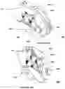 Fig. 40 - Intervertebral internal screw guide and fixation apparatus including screw lock