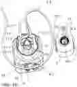 Fig. 19 - Feeding cap, drive head, and drive system