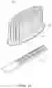 Fig. 11 - Light irradiating toothbrush having multiple light sources arranged in alternation