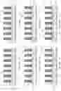 Fig. 16 - Light irradiating toothbrush having multiple light sources arranged in alternation