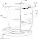 Fig. 01 - PPE with rotating assembly providing multiple face covers