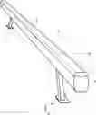 Fig. 01 - Gymnastics beam having an interchangeable upper part