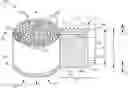 Fig. 01 - Particle separator filter with an axially extending flow face