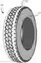 Fig. 01 - Tire tread with multiple circumferential asymmetries
