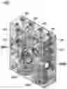 Fig. 01 - Hydraulic block of electronic braking device for vehicle