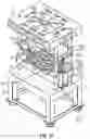 Fig. 10 - Transfer device applied to pulp molded manipulator, and production line
