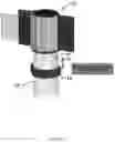Fig. 10 - Post-mounted Retractable Ribbon Barrier