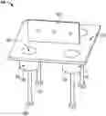 Fig. 01 - Wall mountable bracket assembly