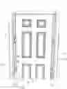 Fig. 01 - Steel Frame Door Locking Assembly