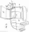 Fig. 03 - Counterbalance mechanism with optional watershield, kicker spring, friction bearing, and fail safe spring retention mechanism