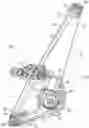 Fig. 01 - Window regulator with optimized motor configuration