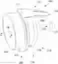 Fig. 01 - Turbofan engine comprising a set of rotatable blades for blocking off the bypass flow duct