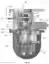 Fig. 05 - Refrigeration system having a compressor driven by a magnetic coupling