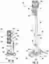 Fig. 15 - Portable lighting system including light tower and inverter having removable battery pack