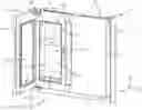 Fig. 01 - HOUSEHOLD COOLING APPLIANCE WITH A DOOR DEVICE COMPRISING A COVER
