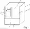 Fig. 02 - HOUSEHOLD COOLING APPLIANCE WITH A DOOR DEVICE COMPRISING A COVER