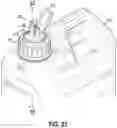 Fig. 19 - Product reservoir including intelligent level sensor