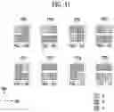 Fig. 19 - Display device having a plurality of pixel arrangement structures