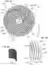 Fig. 06 - Fission reactor with segmented cladding bodies having cladding arms with involute curve shape