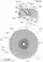 Fig. 08 - Fission reactor with segmented cladding bodies having cladding arms with involute curve shape