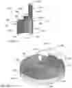 Fig. 11 - Fission reactor with segmented cladding bodies having cladding arms with involute curve shape